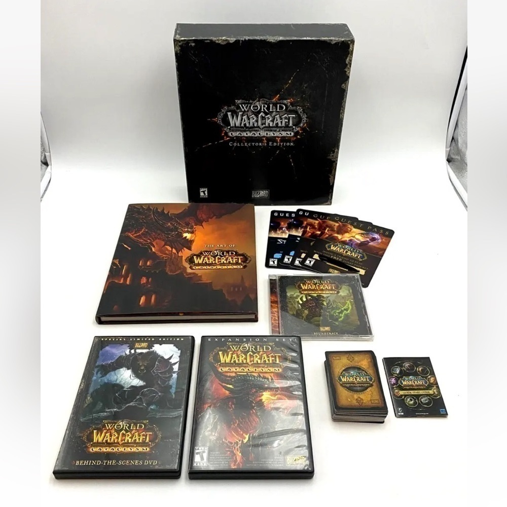 WORLD Of Warcraft Cataclysm Collector's Edition (Windows/Mac) - Used Game Code